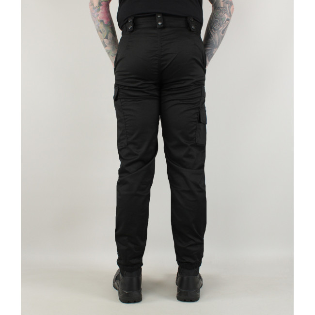 Spodnie ochronne SIERRA Czarne z elastanem - Force Series