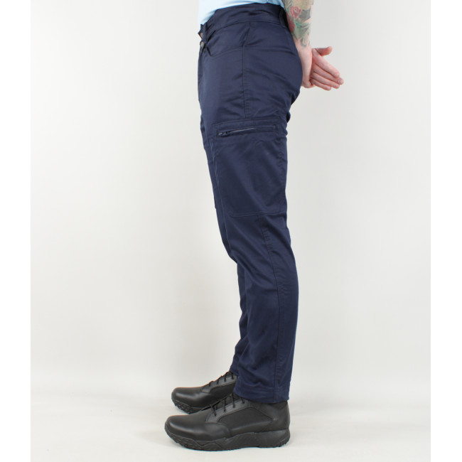 Interventiebroek elastaan marineblauw mat alpha - force series