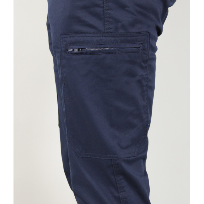 Interventiebroek elastaan marineblauw mat alpha - force series