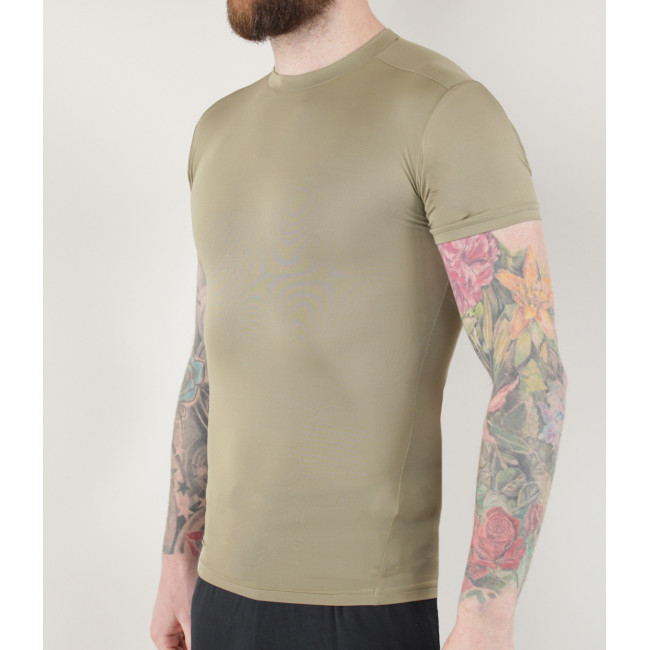 T-shirt TAC HG COMP Heren Tan - Under Armour