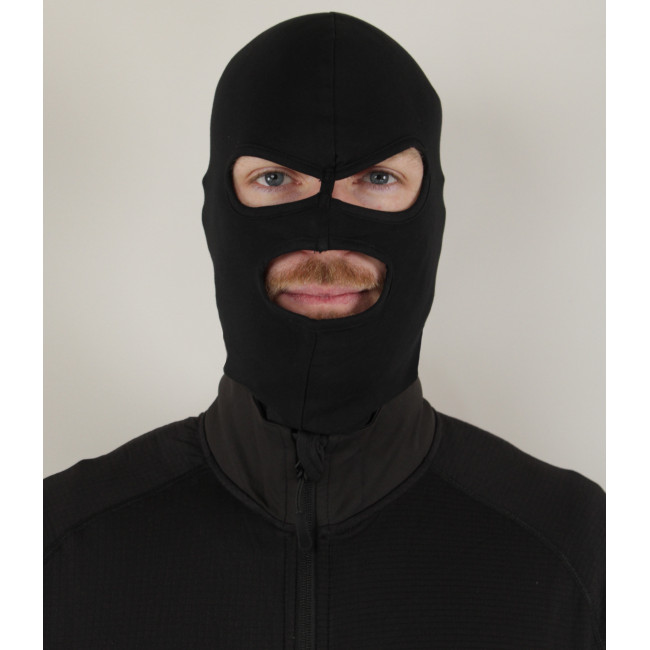 Cagoule 3 trous coton Noire - Patrol