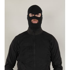 Bivakmuts 3 gaten katoen Zwart - Patrol