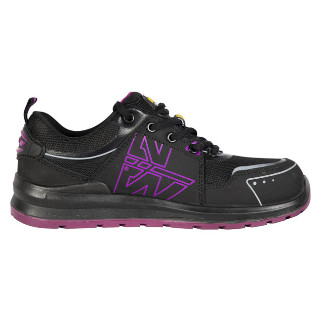 Chaussures de sécurité Perec S1P SRC noir/fushia - North Ways