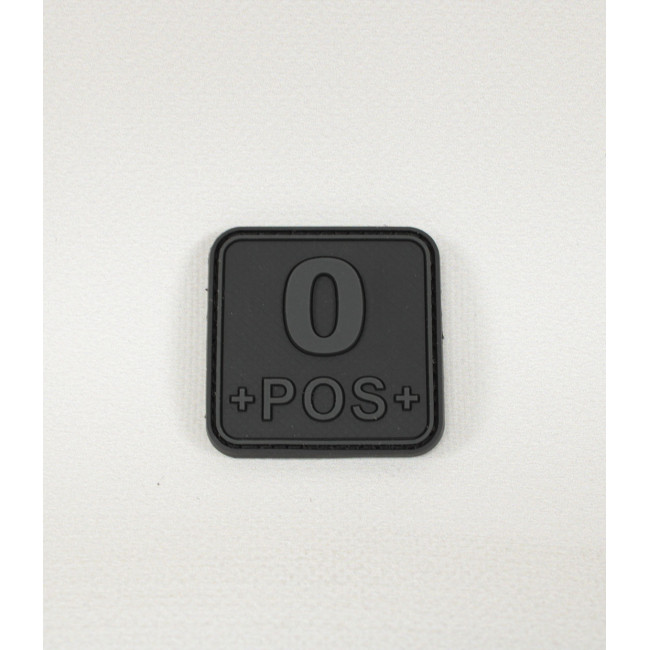 Patch Quadrato PVC Gruppo Sanguigno A+ Con Velcro - Verde Oliva - Foto 7