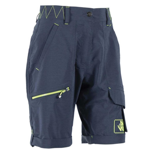 Bermuda de travail femme Sharon marine/jaune fluo - North Ways