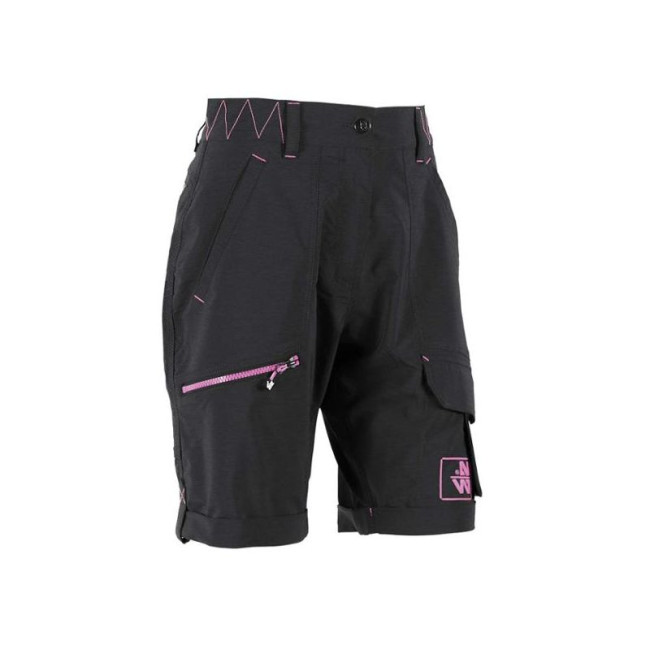 Bermuda de travail femme Sharon noir/fushia - North Ways