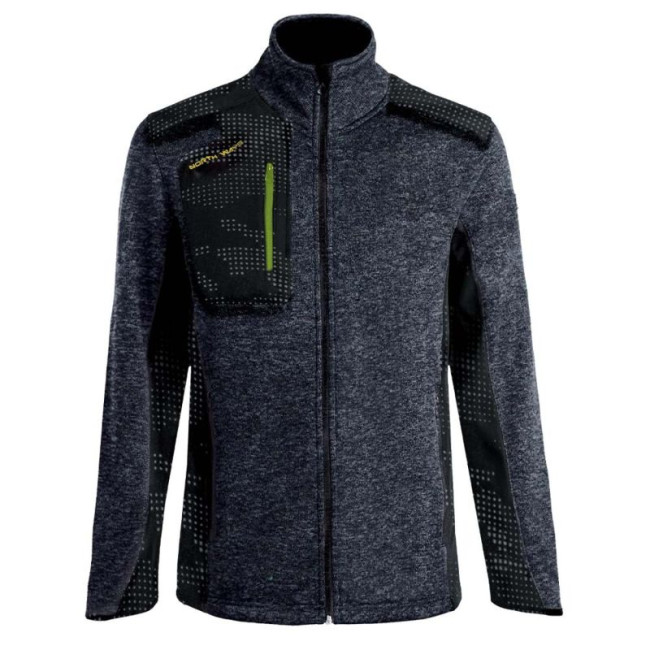 Gilet de travail Nato noir chiné - North Ways