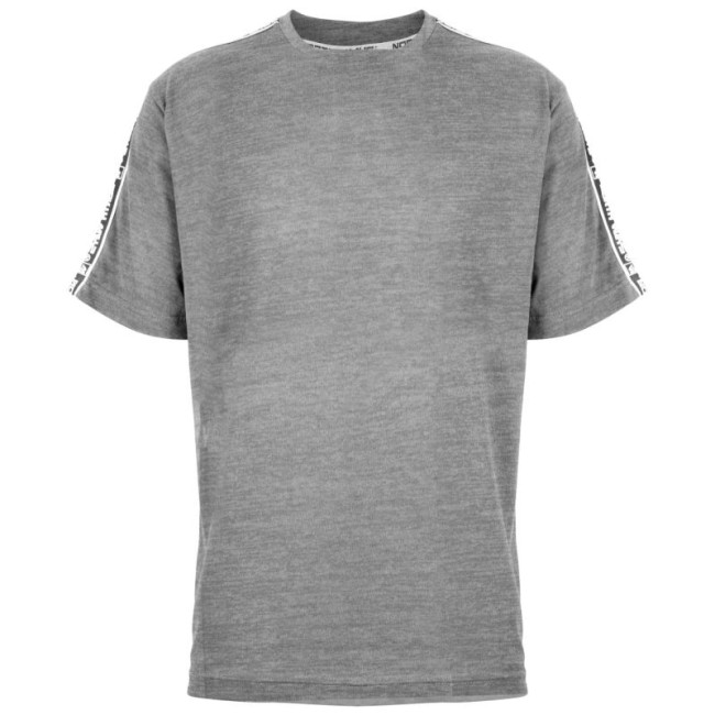 Arbeits-T-Shirt Kurzarm Luka grau meliert - North Ways