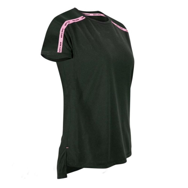 T-shirt manches courtes Mia noir/fushia - North Ways