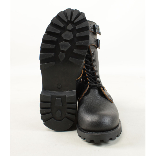Französische Armeestiefel genarbtes Leder - Ares