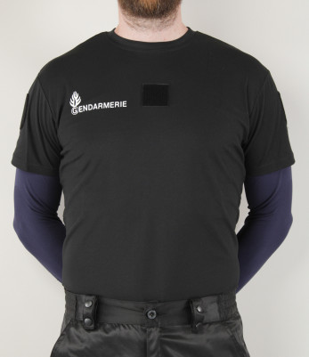 Tee-shirt respirant Gendarmerie Departementale + velcros - Patrol