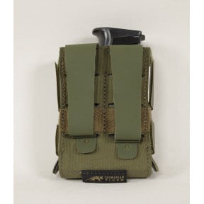 Single magazine pouch for multi-caliber assault rifles Low Profile - Olive Green - Tasmanian Tiger