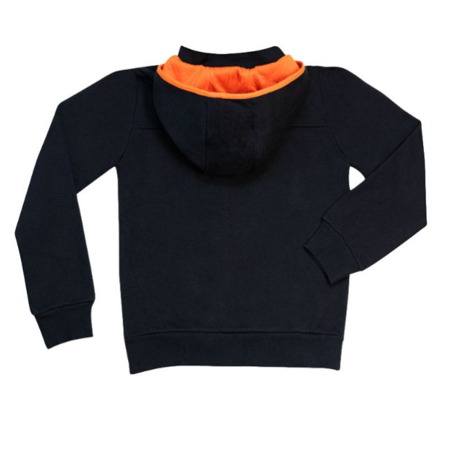 Sweat zippé à capuche noir femme - Cache Cache