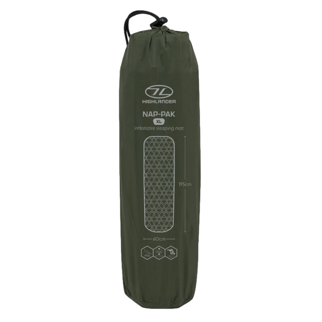 Matelas gonflable Nap Pak XL olive - Highlander
