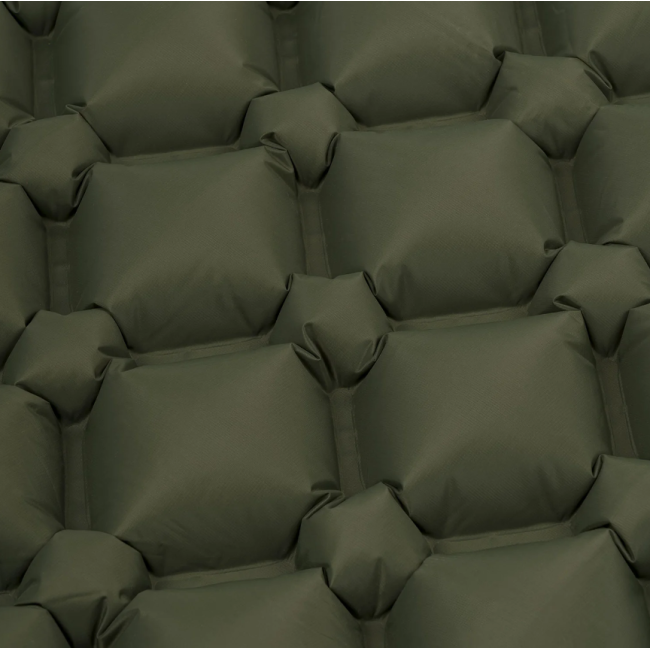 Opblaasbare matras NAP PAK Primaloft olijf - Highlander