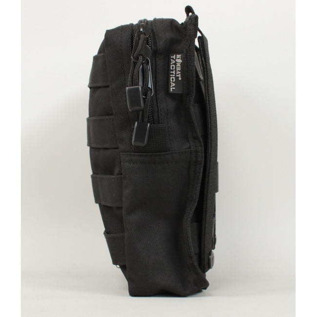 Große MOLLE-Zubehörtasche Schwarz - Kombat Tactical