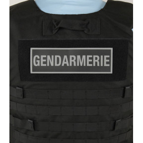 Bandeau Gendarmerie inversé 7 x 22,5 cm - Patrol Equipement