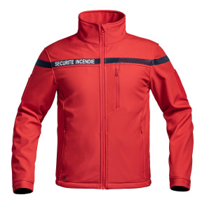 Softshell-Jacke Feuerwehr Sécu-One - Rot - A10 Equipment
