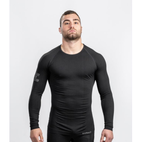 ATACAMA Technical Line Langarm-Shirt Rundhals Schwarz - Summit Outdoor