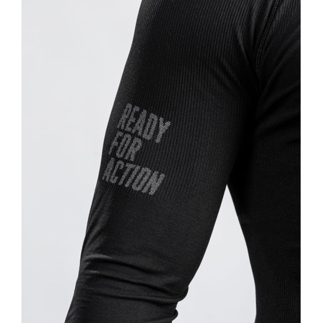ATACAMA Technical Line Langarm-Shirt Rundhals Schwarz - Summit Outdoor