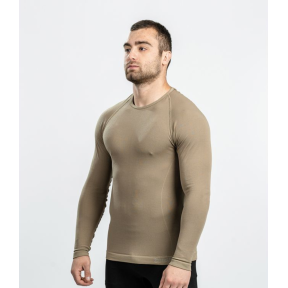 TEE-SHIRT ACTIVE LINE SAHARA COYOTE MANCHES LONGUES - SUMMIT OUTDOOR