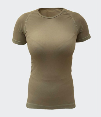 Tee-shirt manches courtes HÉLIUM Active Line femme coyote - Summit Outdoor