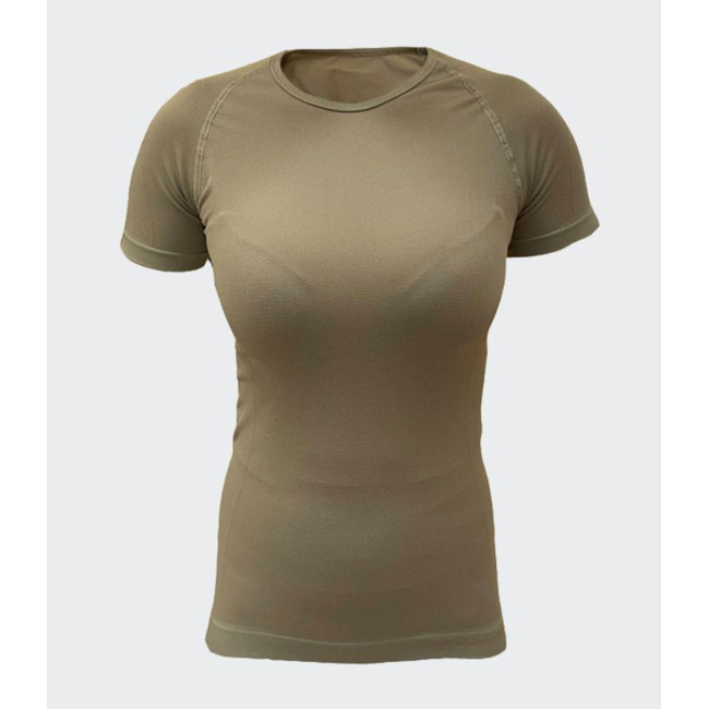 Tee-shirt manches courtes HÉLIUM Active Line femme coyote - Summit Outdoor