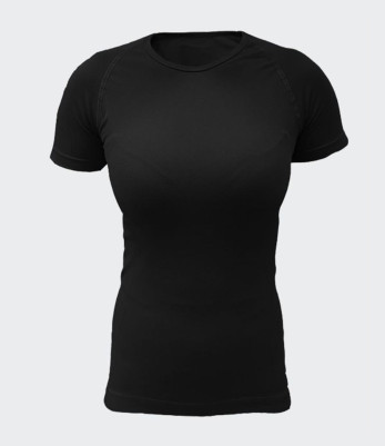 Tee-shirt manches courtes HÉLIUM Active Line femme noir - Summit Outdoor