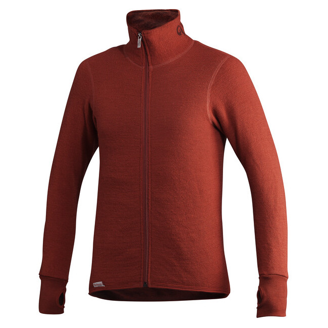 Kamizelka na zamek Full zip jacket 400 Rust Red - Woolpower