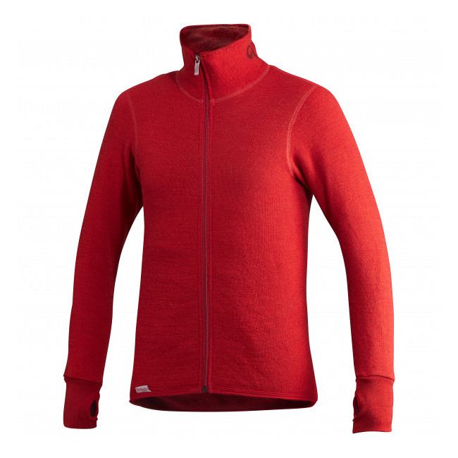 Vest met ritsafsluiting Full zip Jacket 400 Autmn Red - Woolpower