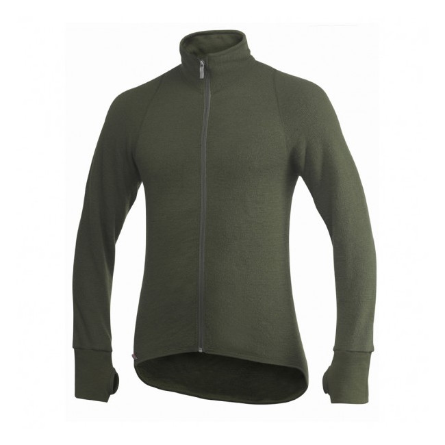 Gilet à fermeture zip Full zip Jacket 400 Forest Green - Woolpower