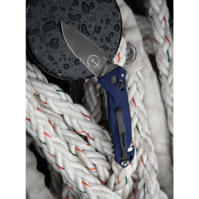 Coltello tascabile C.A.C.® (lama seghettata) Marina Militare - Blu Marina - TB Outdoor