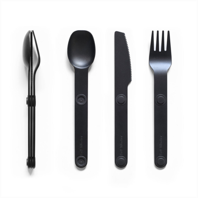 SET INDIVIDUEL DE COUVERTS MAGNÉTIQUES NOIR - FULL WINDSOR