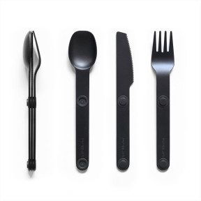 SET INDIVIDUEL DE COUVERTS MAGNÉTIQUES NOIR - FULL WINDSOR