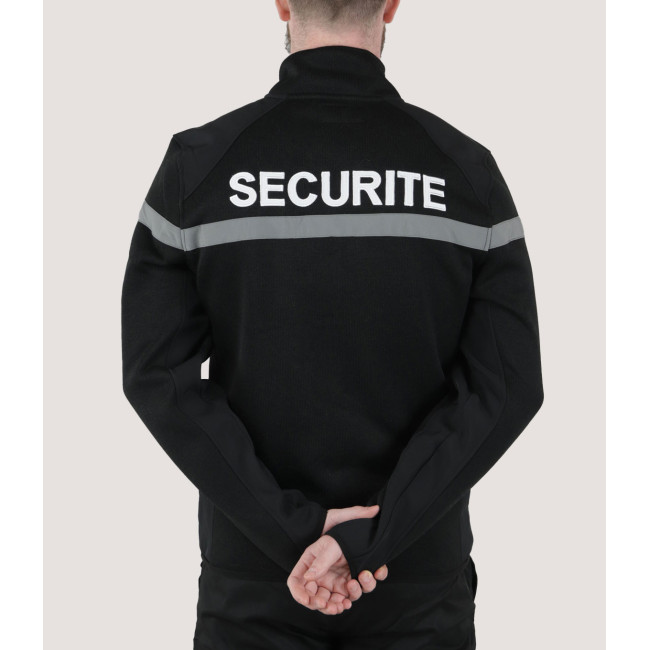 Gilet micro-polaire sécurité Nevada noir - Force Series