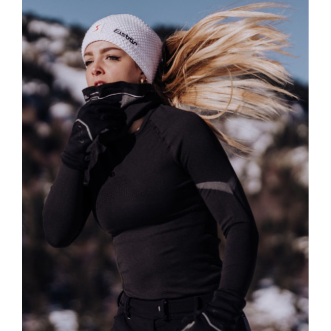 Tee-shirt Extrême Line ANNAPURNA Femme Noir manches longues - Summit Outdoor
