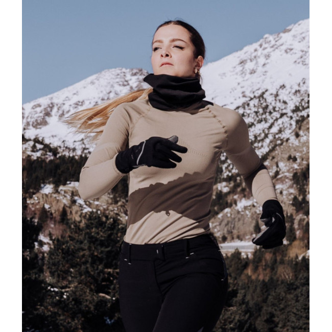 Tee-shirt Extrême Line ANNAPURNA Femme Coyote manches longues - Summit Outdoor