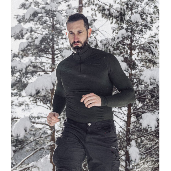 Sweat col zip ALASKA Extreme line noir - Summit Outdoor