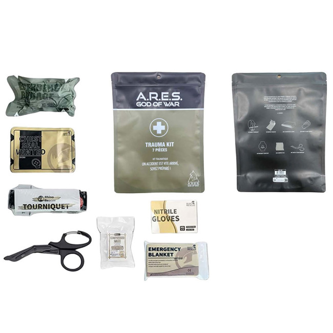 Trauma-Medizinset 7-teilig - Ares