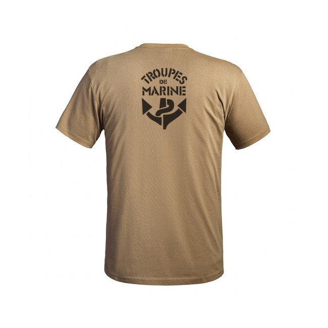 T-shirt Strong Troupes de Marine tan - A10 Equipment