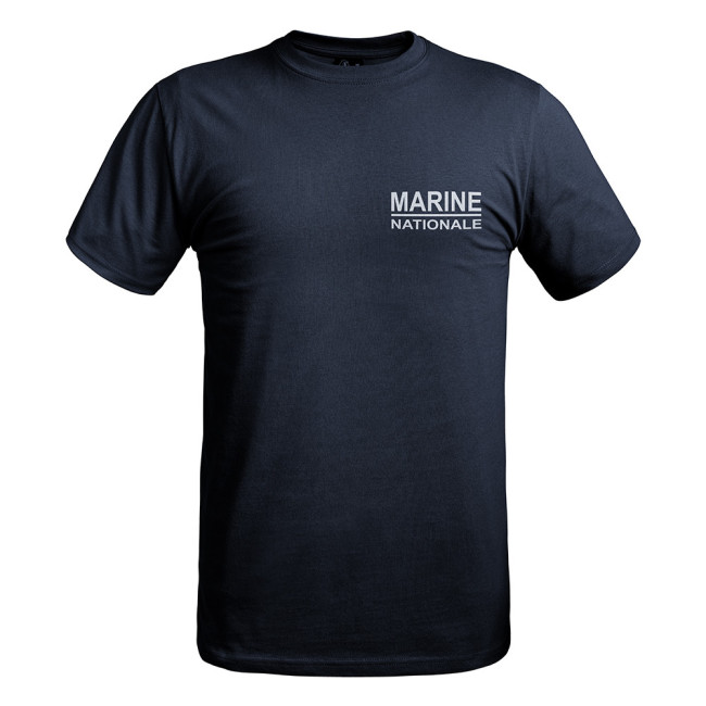 T-shirt Strong tekst Marynarka Wojenna granatowy - A10 Equipment