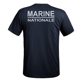 T-shirt Strong tekst Marine donkerblauw - A10 Equipment