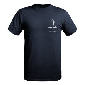 T-shirt Strong logos Marine Nationale bleu marine - A10 Equipment
