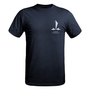 T-shirt Strong logos Marine Nationale bleu marine - A10 Equipment