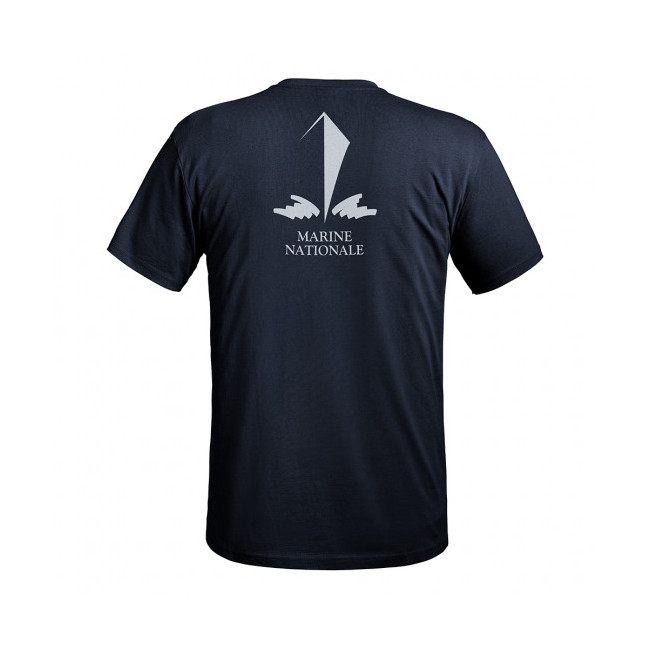 T-shirt Strong logos Marine Nationale bleu marine - A10 Equipment