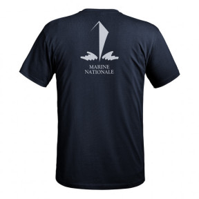 T-Shirt Strong Logos Marine Nationale marineblau - A10 Equipment