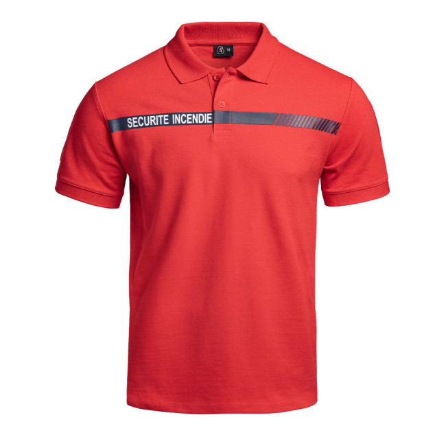 Polo Sécu-One sécurité incendie rouge - A10 Equipment