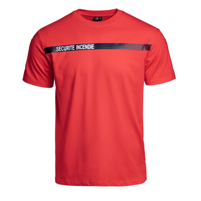 Sécu-One Feuerwehr-T-Shirt rot - A10 Equipment