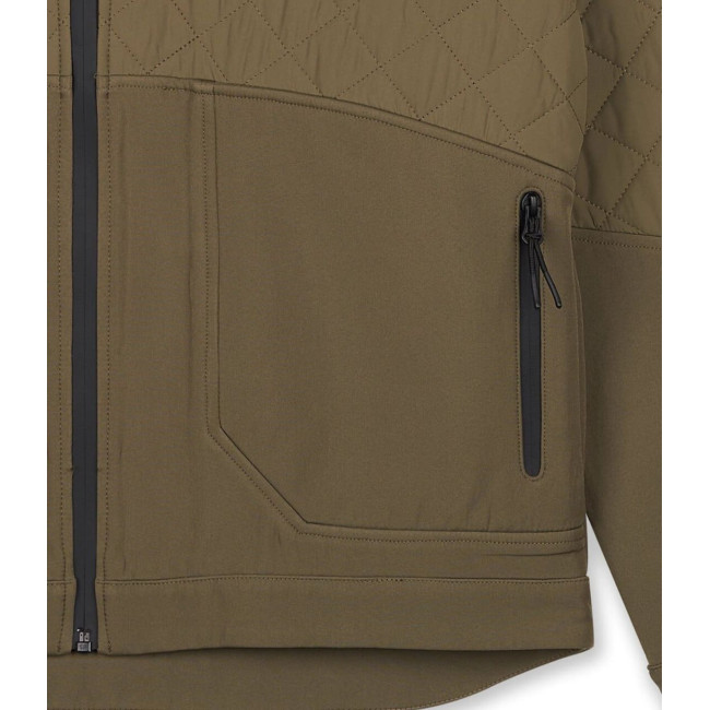 Veste softshell STORM bi-matière UNDERCOVER Kaki - GK Pro