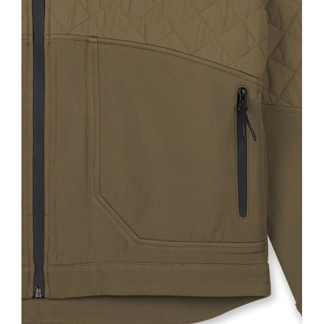 Veste softshell STORM bi-matière UNDERCOVER Kaki - GK Pro